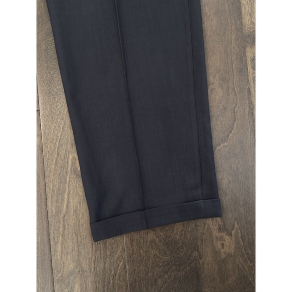 Haggar Repreve Dark Grey‎ Pleated Pants Men's 36X32 Classic Fit Expandable Waist - Picture 3 of 8